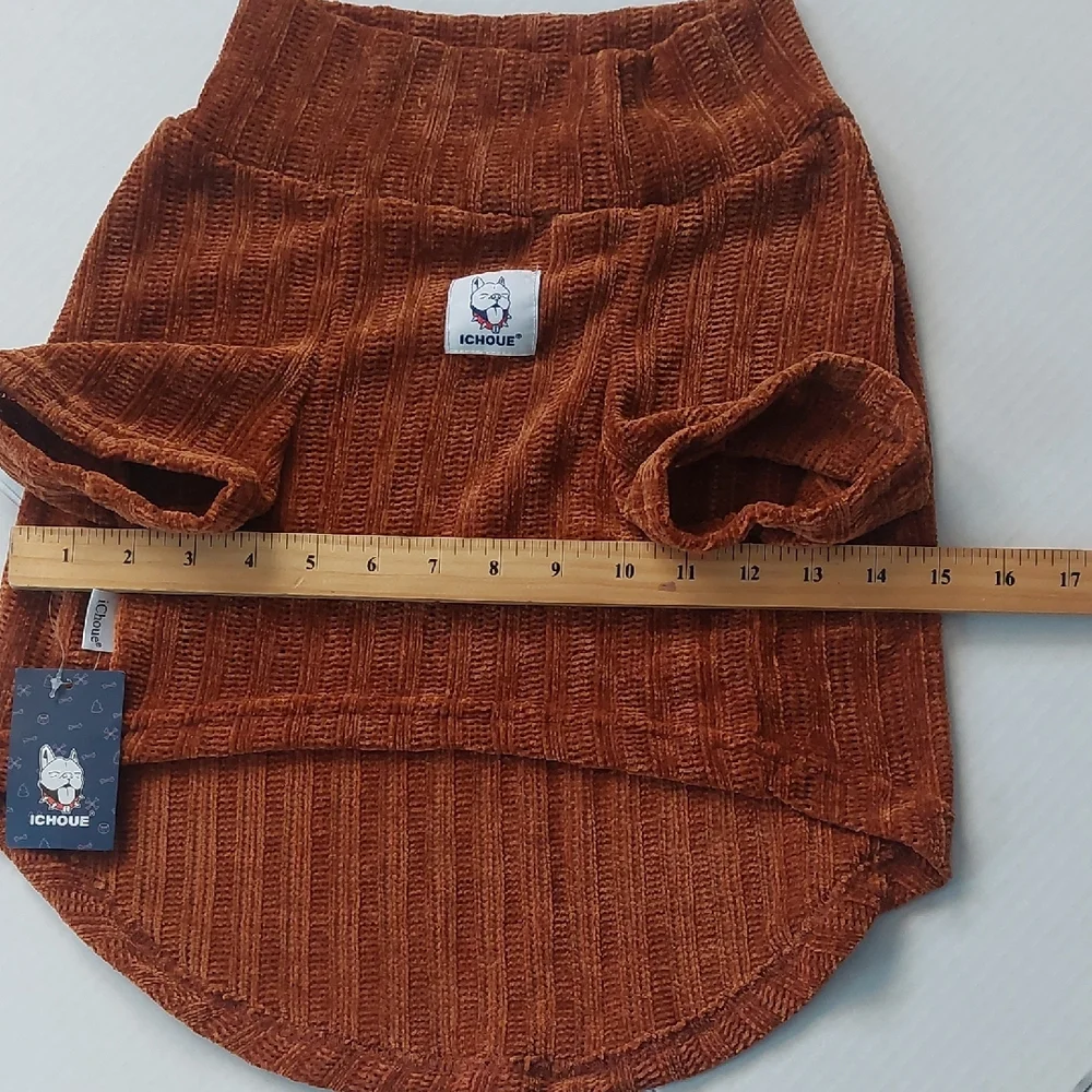 Rust‎ Dog Sweater Brown Size XL